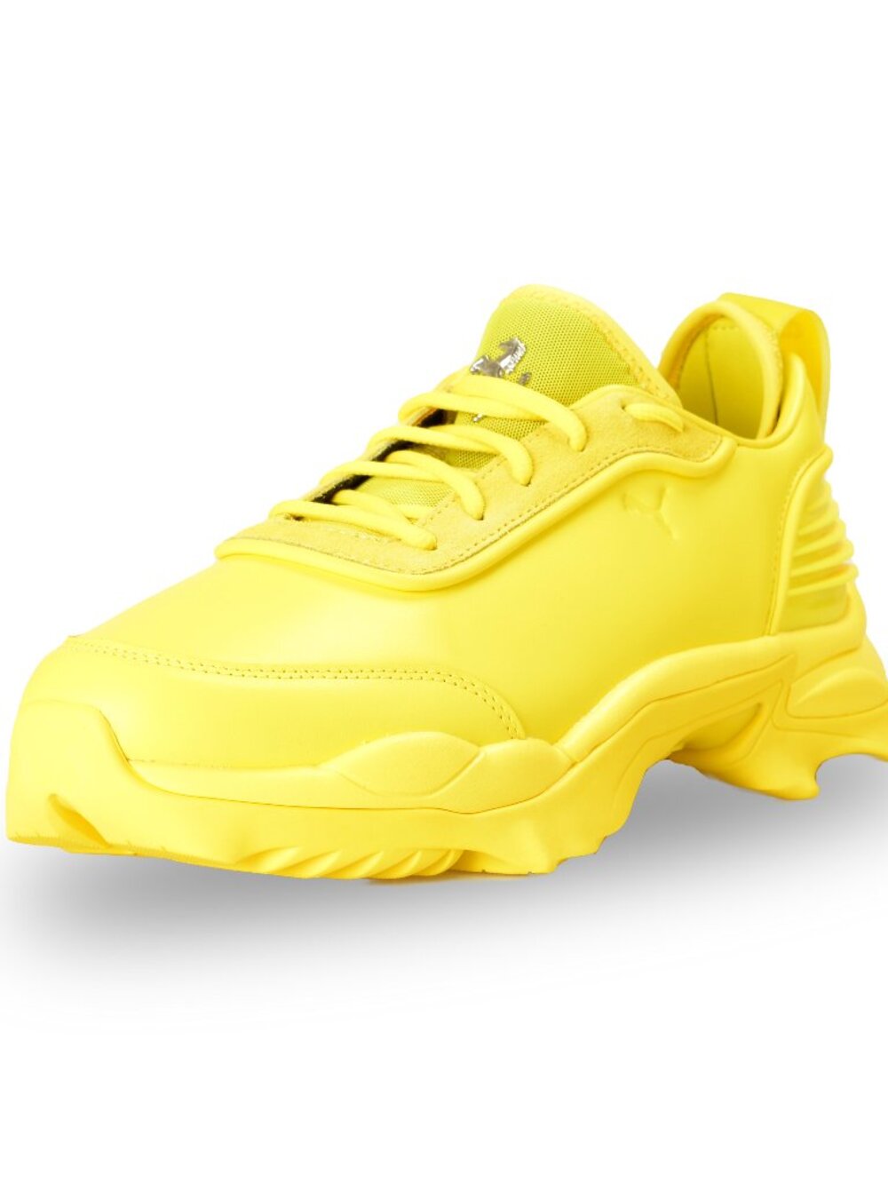 Puma X Scuderia Ferrari Nitefox Yellow Leather Sneakers Shoes US 6 UK 5 EU 38